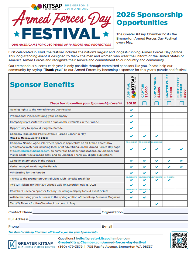 Business Gala Sponsorship Opportunities
